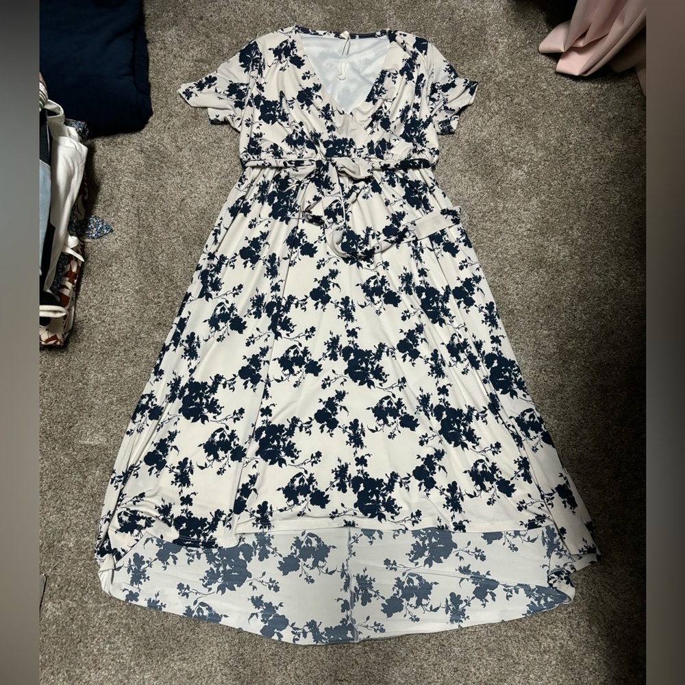 Maternity Faux Wrap Dress